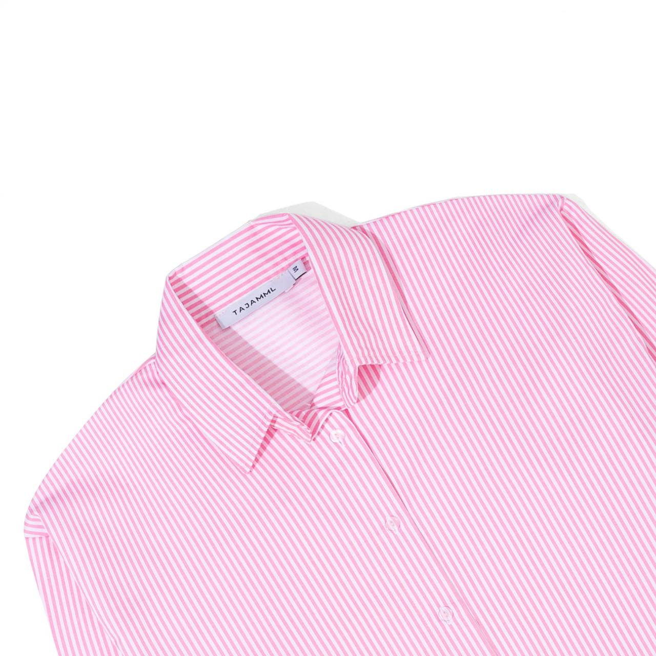 Long Sleeved Stripped Chemise