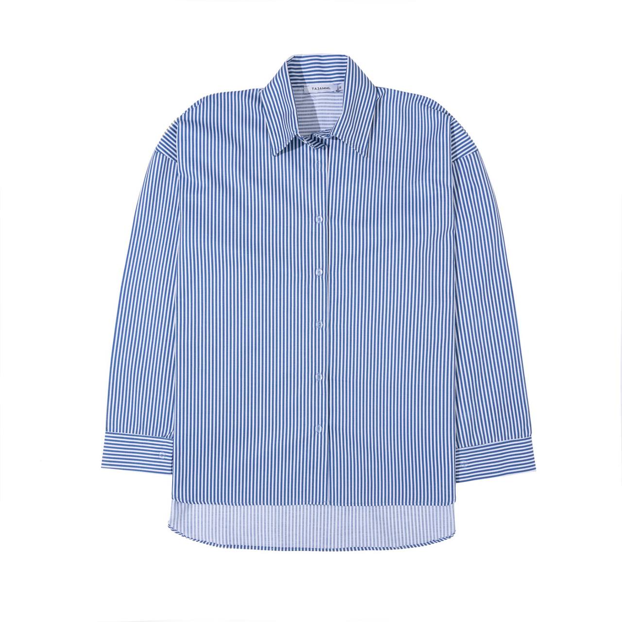 Long Sleeved Stripped Chemise