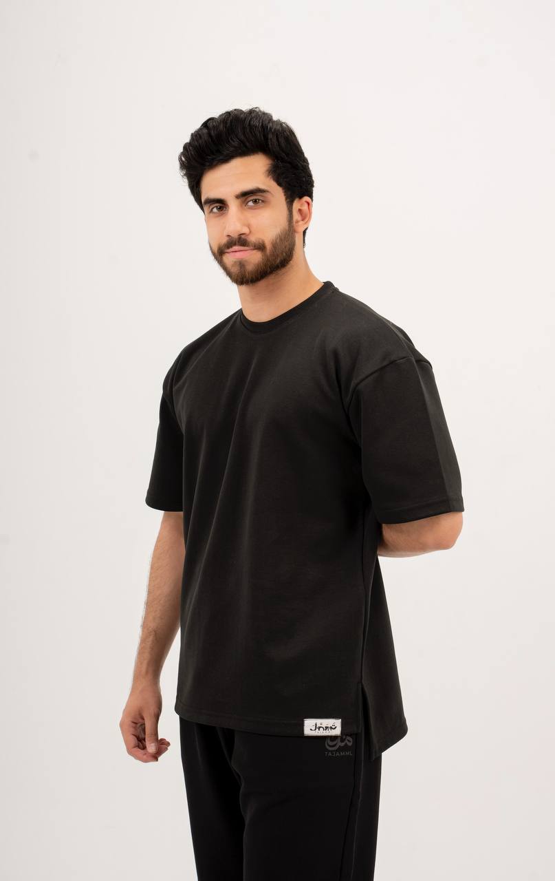 JIMWAG Totetsumonal T shirt ブラック Stamped Oversize Tee - Black | AKASHI-KAMA Shirt