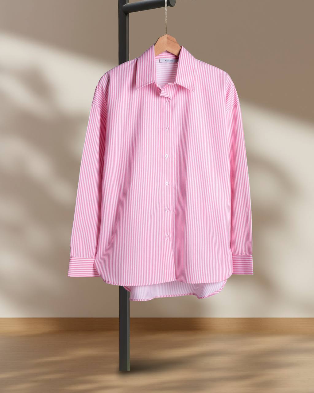 Long Sleeved Stripped Chemise